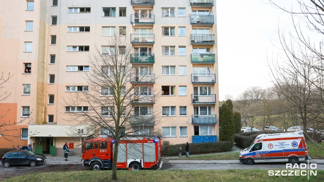 Fot. Robert Stachnik [Radio Szczecin] Pożar w Szczecinie. Jedna osoba nie żyje [ZDJĘCIA]