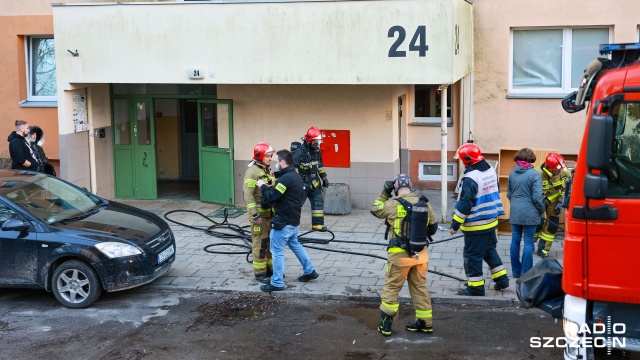 Fot. Robert Stachnik [Radio Szczecin] Pożar w Szczecinie. Jedna osoba nie żyje [ZDJĘCIA]