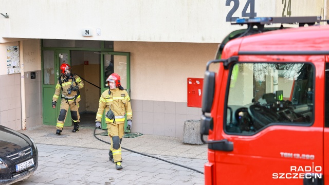 Fot. Robert Stachnik [Radio Szczecin] Pożar w Szczecinie. Jedna osoba nie żyje [ZDJĘCIA]