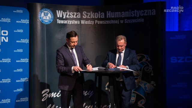 Fot. Mateusz Papke [Radio Szczecin] Radio Szczecin zacieśnia współpracę z Akademią Nauk Stosowanych [WIDEO, ZDJĘCIA]