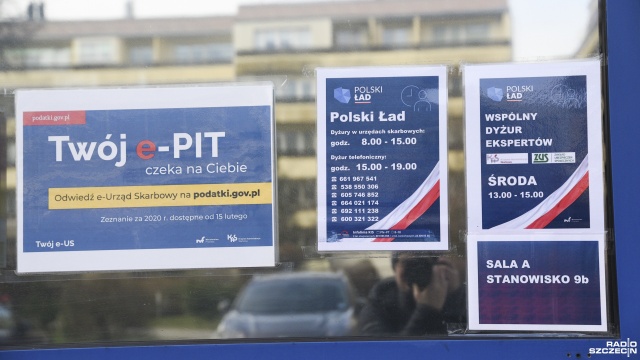 Fot. Kamila Kozioł [Radio Szczecin] Pierwszy dzień rozliczeń z fiskusem [WIDEO, ZDJĘCIA]