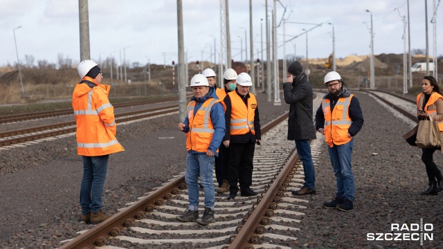 Fot. Robert Stachnik [Radio Szczecin] Przebudowa dostępu kolejowego do portu to gigantyczne wyzwanie [WIDEO, ZDJĘCIA]