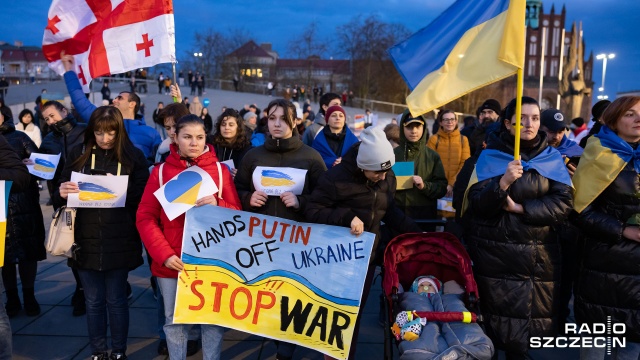 Fot. Robert Stachnik [Radio Szczecin] Młody Ukrainiec ze Szczecina wraca walczyć za ojczyznę [DUŻO ZDJĘĆ]