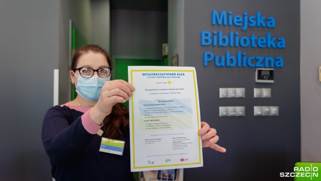 Fot. Robert Stachnik [Radio Szczecin] Miejska Biblioteka Publiczna pomaga najmłodszym Ukraińcom [WIDEO, ZDJĘCIA]