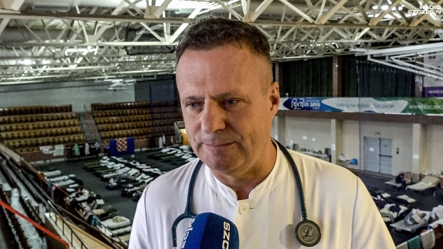 Fot. Wojciech Ochrymiuk [Radio Szczecin] Szczecińscy lekarze wolontaryjnie leczą uchodźców [WIDEO, ZDJĘCIA]