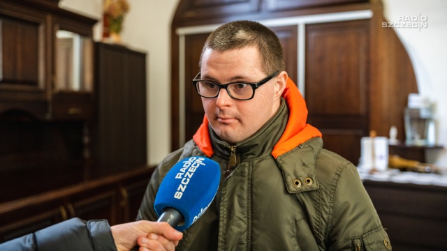 Fot. Mateusz Papke [Radio Szczecin] Światowy Dzień Zespołu Downa. Historia Pawła z Nowogardu [WIDEO, ZDJĘCIA]