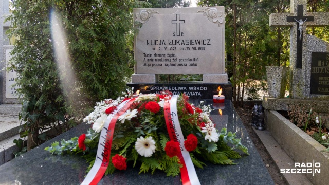Fot. Robert Stachnik [Radio Szczecin] Uratowała dziecko od Zagłady. IPN odnowił Jej nagrobek [ZDJĘCIA]