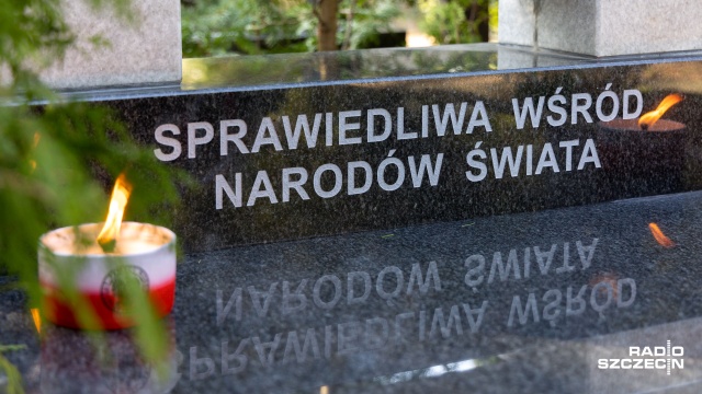 Fot. Robert Stachnik [Radio Szczecin] Uratowała dziecko od Zagłady. IPN odnowił Jej nagrobek [ZDJĘCIA]