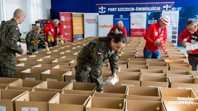 Fot. Robert Stachnik [Radio Szczecin] Paczki żywnościowe dla Polaków na Litwie i Łotwie ruszają w trasę [WIDEO, ZDJĘCIA]