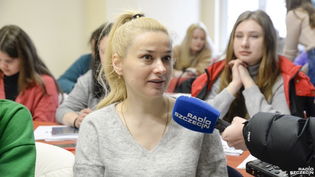 Fot. Kamila Kozioł [Radio Szczecin] Uchodźcy rozpoczęli naukę języka. "Polski jest ciężki na początku" [WIDEO, ZDJĘCIA]