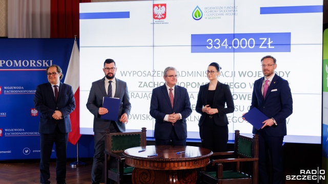 Fot. Robert Stachnik [Radio Szczecin] Pięć milionów złotych na inwestycje w środowisko na Pomorzu Zachodnim [WIDEO, ZDJĘCIA]