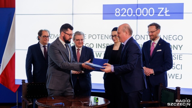 Fot. Robert Stachnik [Radio Szczecin] Pięć milionów złotych na inwestycje w środowisko na Pomorzu Zachodnim [WIDEO, ZDJĘCIA]