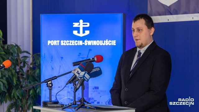 Fot. Robert Stachnik [Radio Szczecin] Nowy statek dla Zarządu Portu w Szczecinie [WIDEO, ZDJĘCIA]