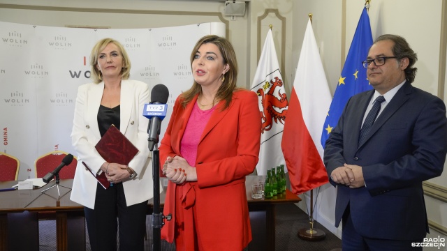 Fot. Kamila Kozioł [Radio Szczecin] W Wolinie rusza jedna z największych inwestycji drogowych [WIDEO, ZDJĘCIA]