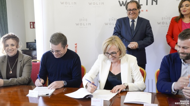 Fot. Kamila Kozioł [Radio Szczecin] W Wolinie rusza jedna z największych inwestycji drogowych [WIDEO, ZDJĘCIA]