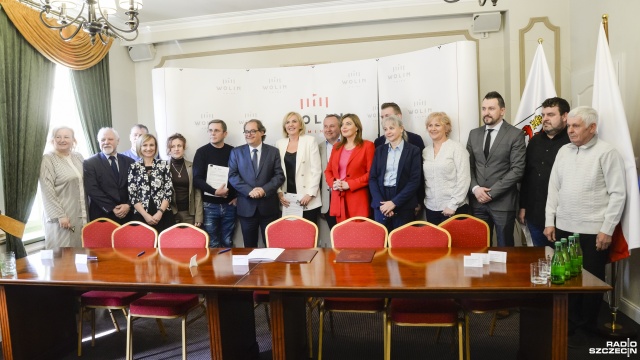Fot. Kamila Kozioł [Radio Szczecin] W Wolinie rusza jedna z największych inwestycji drogowych [WIDEO, ZDJĘCIA]