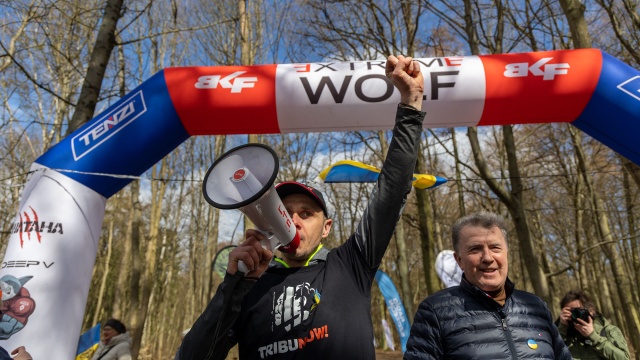 Fot. Robert Stachnik [Radio Szczecin] Biegali na Arkonce i pomagali Ukrainie [WIDEO, ZDJĘCIA]