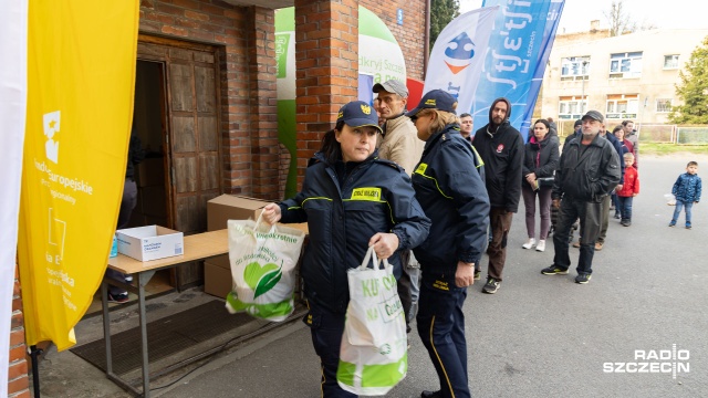 Fot. Robert Stachnik [Radio Szczecin] Paczki wielkanocne trafiły do potrzebujących w Szczecinie [ZDJĘCIA]
