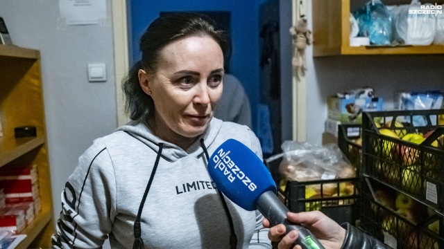 Fot. Wojciech Ochrymiuk [Radio Szczecin] Mieszkaniec regionu podarował uchodźcom kilkaset kilogramów jabłek [ZDJĘCIA]