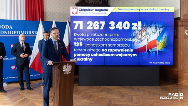 Fot. Robert Stachnik [Radio Szczecin] Prezydenci miast w Zachodniopomorskiem o pomocy Ukraińcom [ZDJĘCIA]