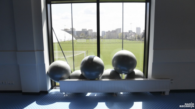 Fot. Kamila Kozioł [Radio Szczecin] Pogoń Szczecin wyposaża Centrum Szkolenia Dzieci i Młodzieży [WIDEO, ZDJĘCIA]