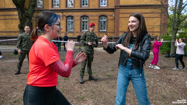 Fot. Maciej Papke [Radio Szczecin] Warsztaty z samoobrony dla studentek US [WIDEO, ZDJĘCIA]