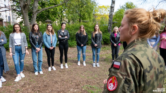 Fot. Maciej Papke [Radio Szczecin] Warsztaty z samoobrony dla studentek US [WIDEO, ZDJĘCIA]