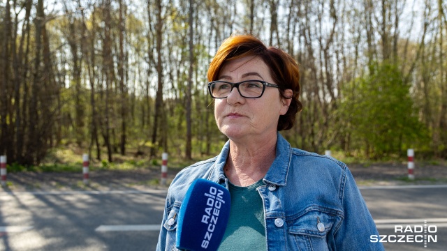 Fot. Robert Stachnik [Radio Szczecin] Protest mieszkańców Załomia [WIDEO, ZDJĘCIA]