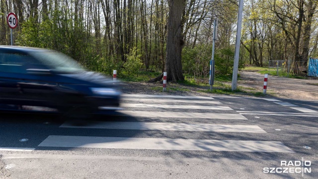 Fot. Robert Stachnik [Radio Szczecin] Protest mieszkańców Załomia [WIDEO, ZDJĘCIA]