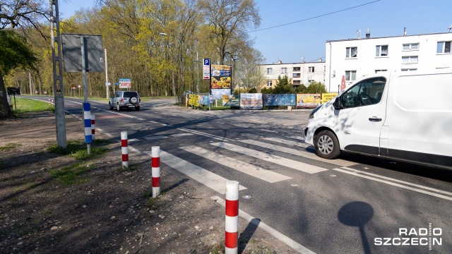 Fot. Robert Stachnik [Radio Szczecin] Protest mieszkańców Załomia [WIDEO, ZDJĘCIA]