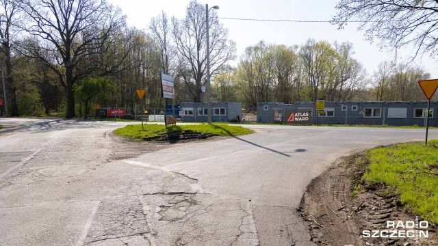Fot. Robert Stachnik [Radio Szczecin] Protest mieszkańców Załomia [WIDEO, ZDJĘCIA]