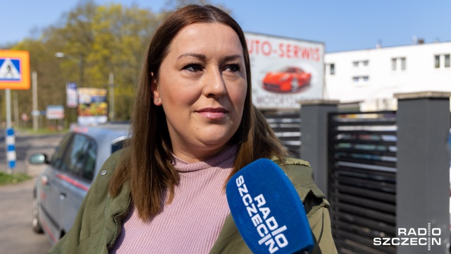 Fot. Robert Stachnik [Radio Szczecin] Protest komunikacyjny w Załomiu. Blokada Lubczyńskiej [ZDJĘCIA]