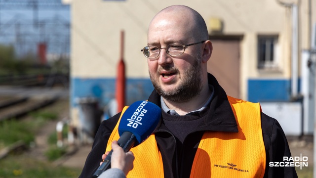 Fot. Robert Stachnik [Radio Szczecin] Prewencyjna akcja "Bezpieczny przejazd przez tory" [WIDEO, ZDJĘCIA]