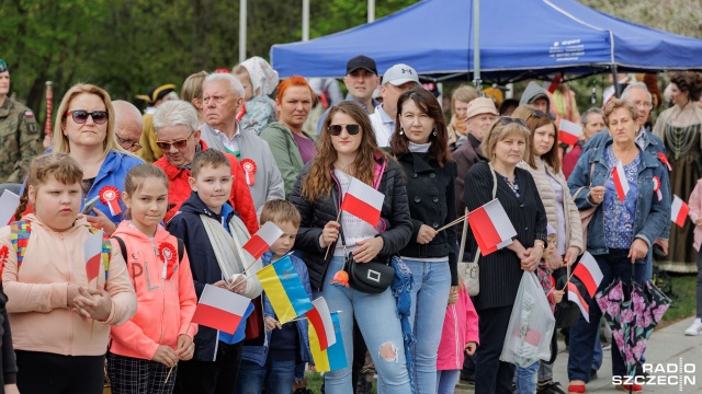 Fot. Robert Stachnik [Radio Szczecin] O wartościach na Jasnych Błoniach. 3 Maja w Szczecinie [ZDJĘCIA]