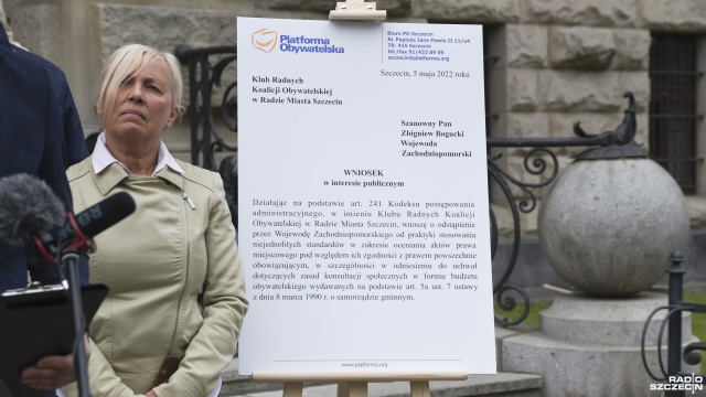 Fot. Kamila Kozioł [Radio Szczecin] Spór o regulamin Szczecińskiego Budżetu Obywatelskiego [ZDJĘCIA]