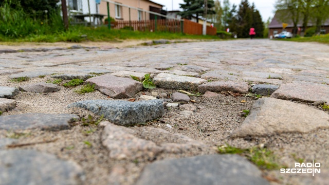 Fot. Robert Stachnik [Radio Szczecin] Droga w Węgorzycach przejdzie remont [ZDJĘCIA]
