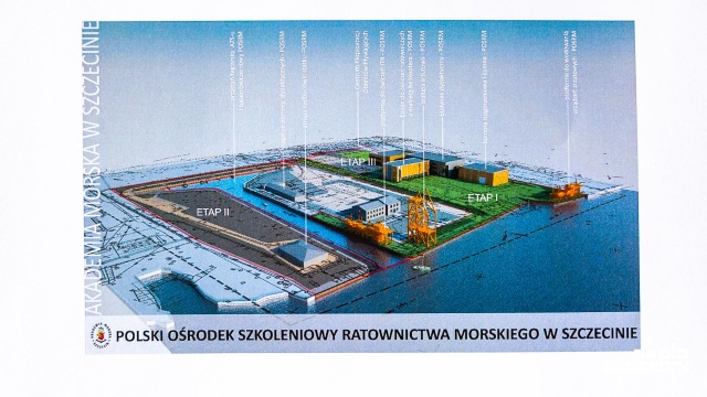 Fot. Robert Stachnik [Radio Szczecin] Będzie Centrum dla Ośrodka Szkoleniowego Ratownictwa Morskiego AM [WIDEO, ZDJĘCIA]