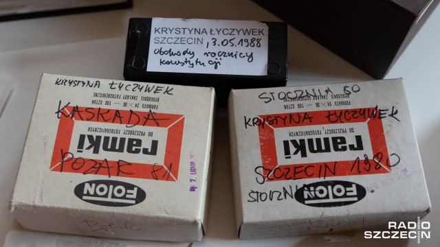 Fot. Robert Stachnik [Radio Szczecin] Archiwum Państwowe zyskało bogatą kolekcję po Krystynie Łyczywek [WIDEO, ZDJĘCIA]