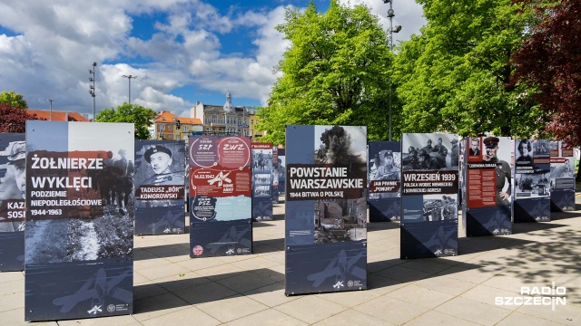 Fot. Robert Stachnik [Radio Szczecin] Wystawa o historii polskiego państwa podziemnego [WIDEO, ZDJĘCIA]