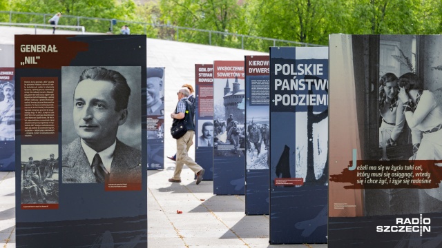 Fot. Robert Stachnik [Radio Szczecin] Wystawa o historii polskiego państwa podziemnego [WIDEO, ZDJĘCIA]