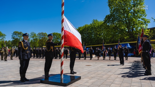 Fot. Mateusz Papke [Radio Szczecin] "Strażak to praca, która polega na pomaganiu wszystkim" [WIDEO, ZDJĘCIA]