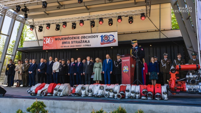 Fot. Mateusz Papke [Radio Szczecin] "Strażak to praca, która polega na pomaganiu wszystkim" [WIDEO, ZDJĘCIA]