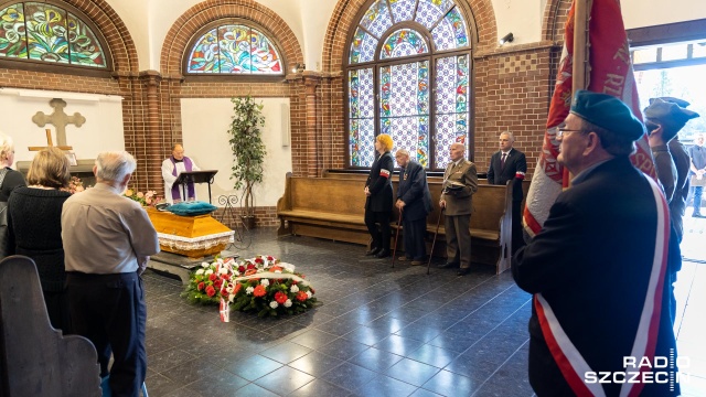 Fot. Robert Stachnik [Radio Szczecin] Ostatnia droga bohatera [WIDEO, ZDJĘCIA]