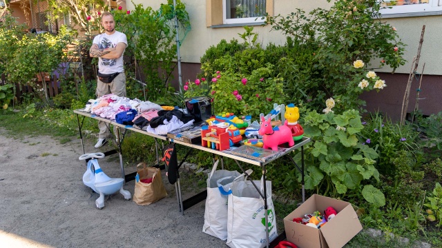Fot. Robert Stachnik [Radio Szczecin] Wyprzedaż garażowa na Pogodnie. Tego nie kupisz w sieciówce [WIDEO, ZDJĘCIA]