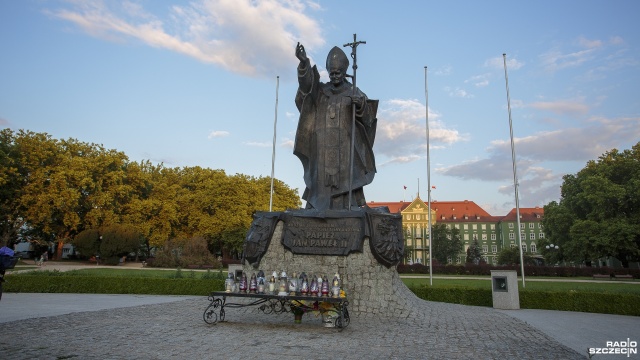 Fot. Maciej Papke [Radio Szczecin] 35 lat temu Jan Paweł II odwiedził Szczecin. "Jego słowa były drogowskazem" [WIDEO, ZDJĘCIA]