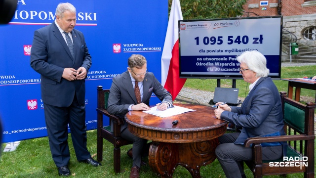 Fot. Robert Stachnik [Radio Szczecin] Wsparcie dla osób z zaburzeniami i dla samotnych matek [WIDEO, ZDJĘCIA]