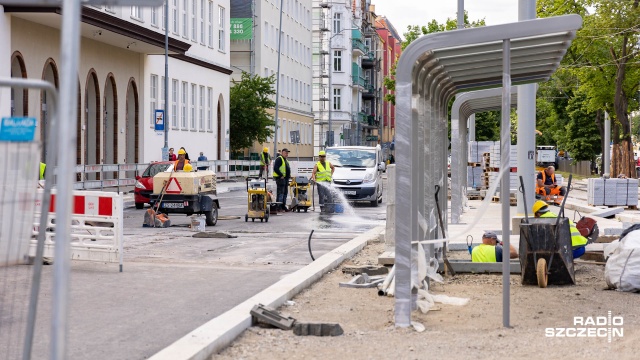 Fot. Robert Stachnik [Radio Szczecin] Kierowcy znów inaczej pojadą w centrum Szczecina [WIDEO, ZDJĘCIA]