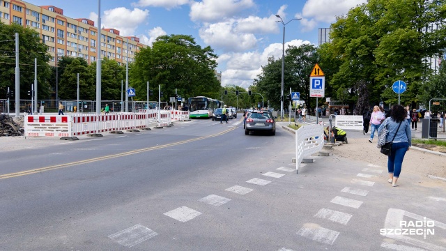 Fot. Robert Stachnik [Radio Szczecin] Kierowcy znów inaczej pojadą w centrum Szczecina [WIDEO, ZDJĘCIA]