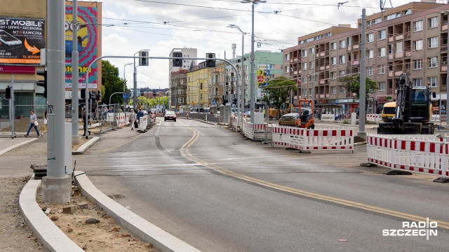 Fot. Robert Stachnik [Radio Szczecin] Kierowcy znów inaczej pojadą w centrum Szczecina [WIDEO, ZDJĘCIA]