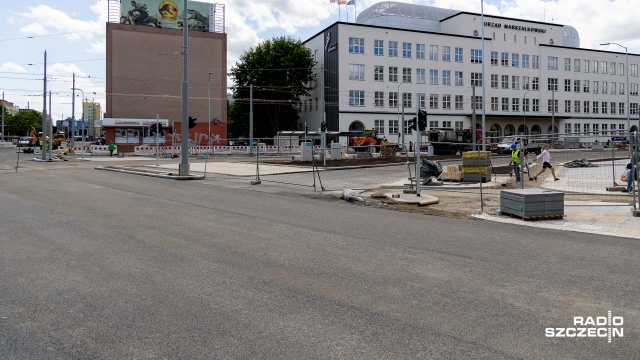 Fot. Robert Stachnik [Radio Szczecin] Kierowcy znów inaczej pojadą w centrum Szczecina [WIDEO, ZDJĘCIA]